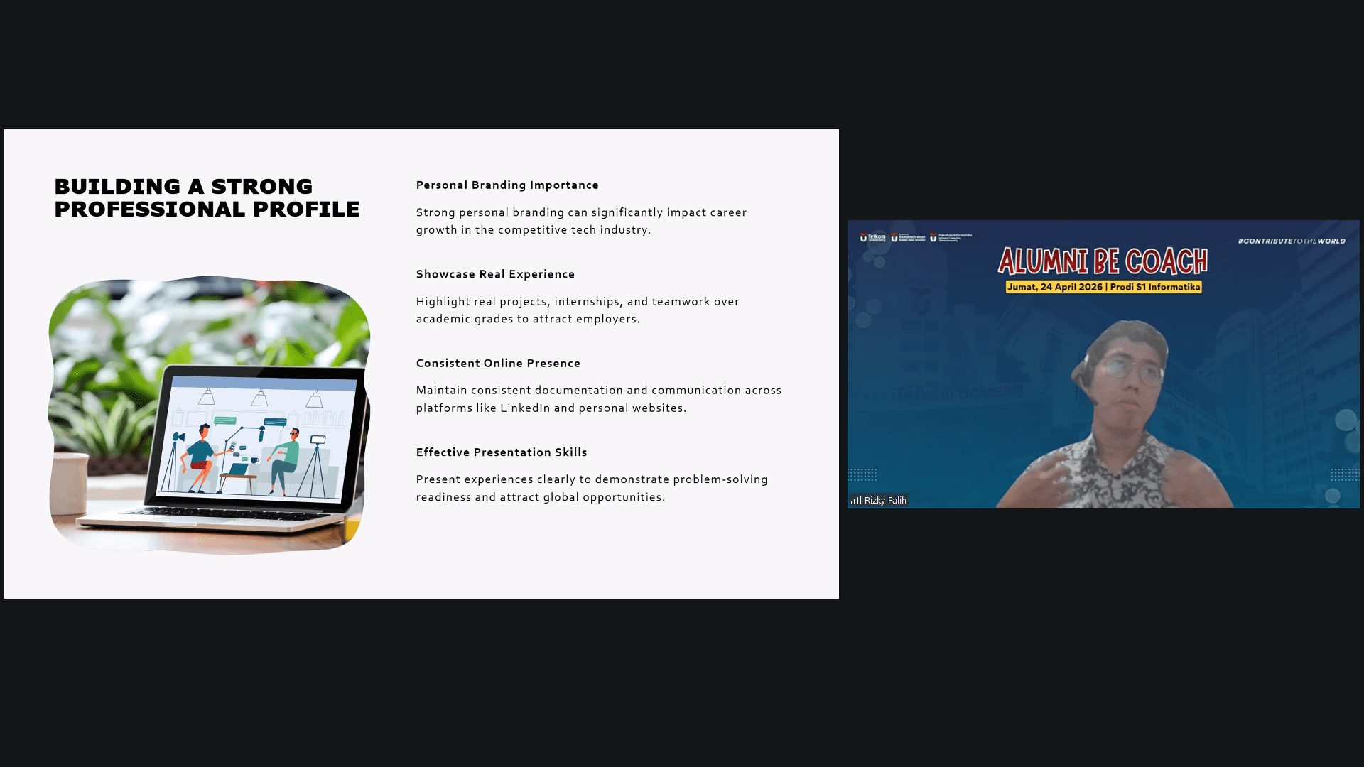 Alumni Be Coach – Prodi S1 Informatika: Rizky Falih Pridyandhika