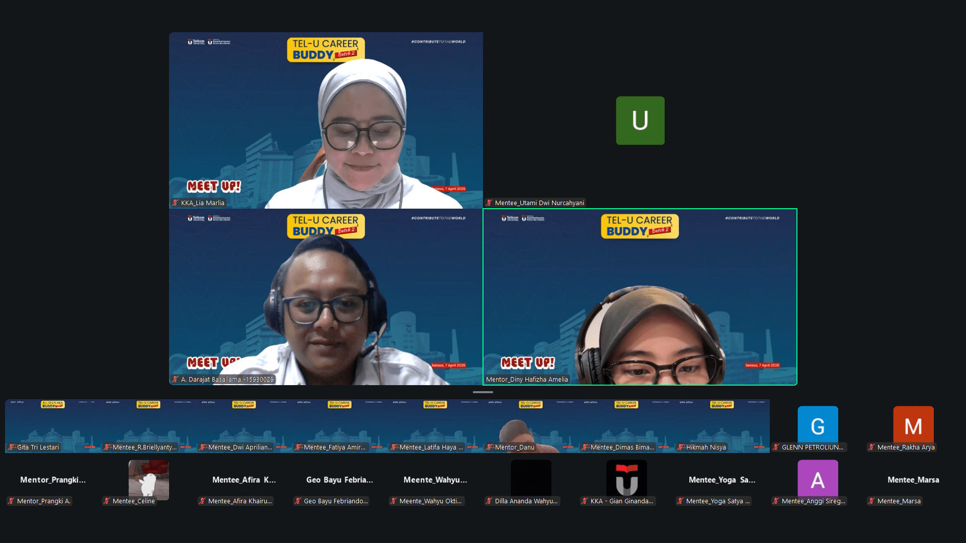 Meet Up Tel-U Career Buddy Batch 2